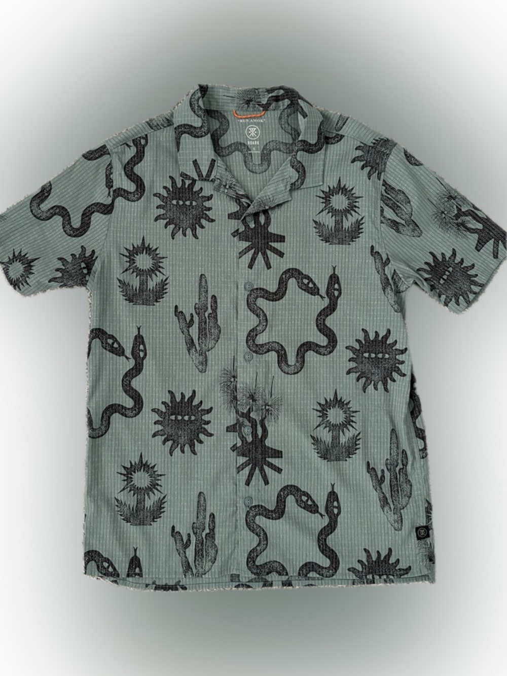 Roark Men’s Bless Up Trail Shirt - Small - Perforated - Barely Used
